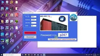 Mitsubishi Q-Series "Password Reader" by Visual Studio