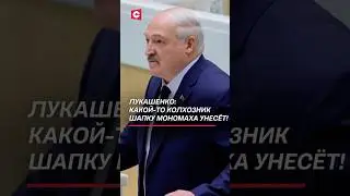 Лукашенко: Какой-то колхозник шапку Мономаха унесёт! #лукашенко #политика #новости #беларусь #россия