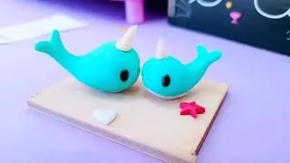 Мама и малыш нарвалы своими руками 🙌 творческий набор "сделай сам"