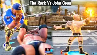 The Rock Vs John Cena💪 | Wwe 2K Battlegrounds.