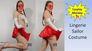 Shein Lingerie Sailor Cosplay costume Try On Haul 