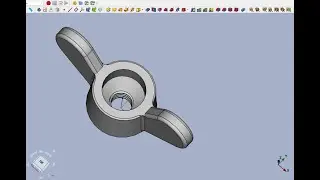 FreeCAD Часть 17. Некоторые настройки. Гайка-барашек