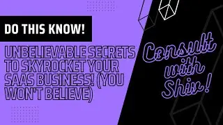 Unbelievable Secrets to Skyrocket Your SaaS Business! (You Won't Believe)