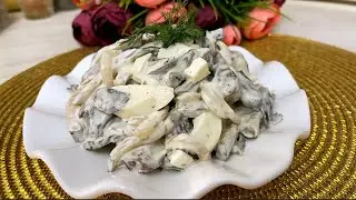 Очень ВКУСНЫЙ 🍄салат с Грибами