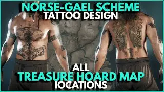 All Norse Gael Tattoo Design Locations - Valhalla Wrath Of The Druids All (Treasure Hoard Locations)