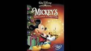 Opening to Mickey's Once Upon A Christmas UK DVD (2003)
