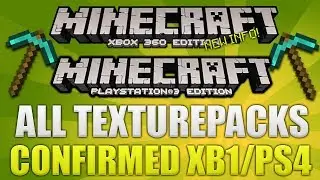 Minecraft (XBOX/PS3) - ALL TEXTUREPACKS WILL TRANSFER TO NEXT GEN WITH SCREENSHOT + MORE