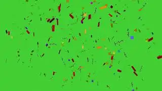 Colorful Confetti Pack on Green Screen Background | HD | FREE DOWNLOAD