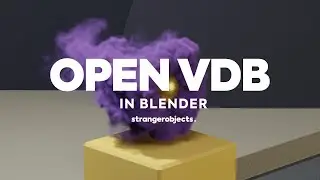 Load & Use Open VDB in Blender