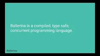 Webinar: Intro to Ballerina- A Cloud Native Programming Language