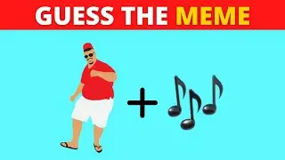 Guess The Meme By Emoji Challenge | Meme Songs 2023
