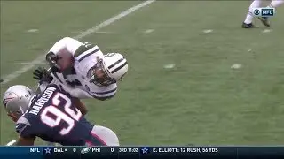 James Harrison makes first tackle as a Patriot!