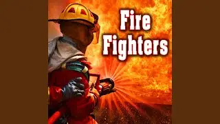 Fire Truck Scene with Trucks Idling & Radio Chatter