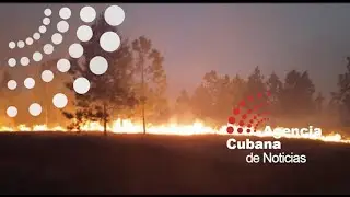 Enfrentan un incendio forestal de grandes proporciones en oriente de Cuba
