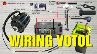 Wiring Controller Votol untuk Motor BLDC (Sepeda Listrik)