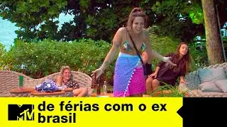 Ódio à primeira vista: Tati treta com Stefani logo de cara | De Férias com o ex Brasil Ep. 03