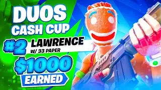 2ND PLACE In DUO CASH CUP 🏆 w/ Paper ($1,000) | Lawrence