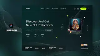 NFT 3D Character Collection Website Design: Figma UI Design Tutorial