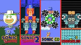 Super Mario Maker 2: Sonic 1,2, CD & 3&K Boss Rush Comparisons
