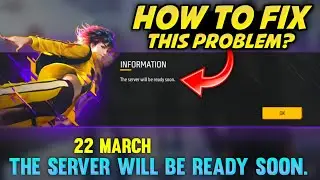 THE SERVER WILL BE READY SOON | HOW TO SOLVE SERVER WILL BE READY SOON PROBLEM - OB39 UPDATE
