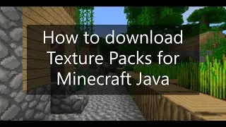 How to download Resource Texture packs for Minecraft Java