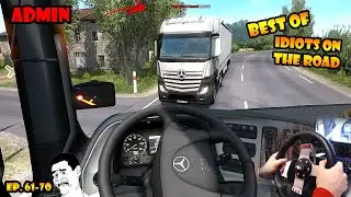 ★ BEST OF Idiots on the road - ETS2MP - Ep. 61-70 | Tony 747 - Best moments