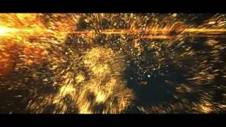 Glowing Particle Logo Reveal 14   Golden Particles 03 After Effects Template