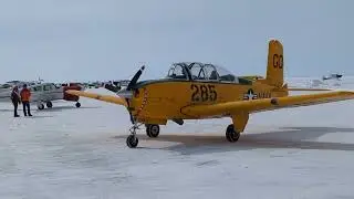 Gorgeous T-34 taxis at Iceport 2023.  Amazing sounding engine
