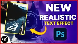 New Realistic Photoshop Text Effect | Photoshop Tutorials | Graphic Edit LK