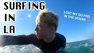 SURFING FOR THE FIRST TIME (it went horribly wrong lol)