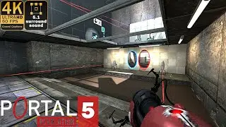 Portal Revolution: Walkthrough - Chapter 5 (The Cutting Room Floor) 4K UHD - 5.1 Surround - NO HUD