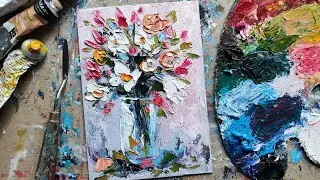 ЦВЕТЫ 🌸 просто для начинающих ИМПАСТО
