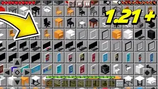 ESSE ADDON DE MÓVEIS PARA MINECRAFT PE 1.21 É INCRIVEL! (Bedrock)