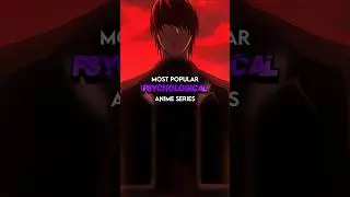 The Best Psychological Anime Series To Watch Part 2