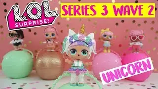 LOL Surprise Confetti Pop Wave 2 Series 3, How to make LOL Surprise Unicorn from theatre Club, DIY
