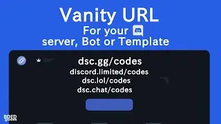 Create CUSTOM URLS for your DISCORD Server, Bot or Template, free!