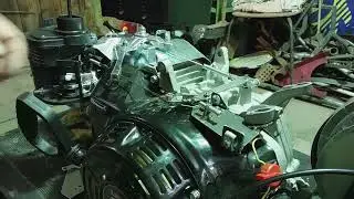 Изменение управления газом на мотобуксировщике. Лёгкий газ.