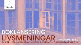 Boklansering: Vad är meningen med att prata om livets mening?