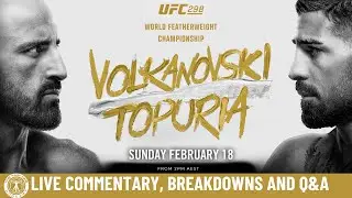 UFC 298: Volkanovski vs Topuria - Live Commentary, Breakdowns, and Q&A #ufc298