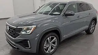 2024 VW ATLAS CROSS SPORT SEL R LINE PURE GRAY 4K WALKAROUND 24T94A