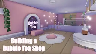 I can't BELIEVE this HAPPENED again 🥺 Bubble Tea shop Speed build in Adopt me! Roblox