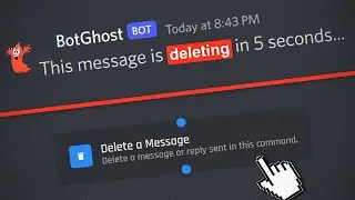 How to delete a message from your Discord bot using BotGhost - BotGhost Tutorial
