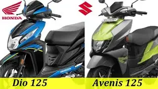 Honda Dio 125 vs Suzuki Avenis 125 | Compare Honda Dio 125 with Suzuki Avenis 125 | @RajuSNair