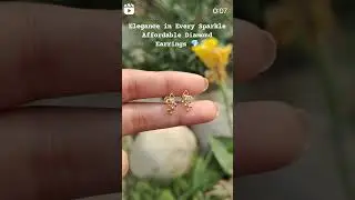 affordable diamond earring