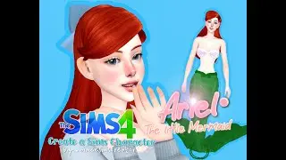 💖THESIMS4 #แจกตัวละคร Ariel The little Mermaid❤️| Sample Sims in Cas Mode