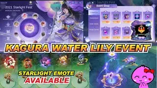KAGURA NEW SKIN EVENT RELEASE DATE ( Water Lily Annual Starlight ) 2021 Starlight Fest EVENT MLBB