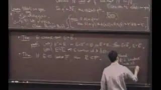 Real Analysis, Lecture 10: The Relationship Between Open and Closed Sets