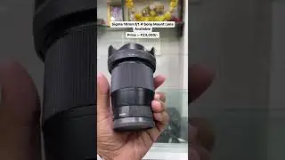 Sigma 16mm 1.4 Sony E Mount lens