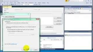An error occurred while signing   no certificates were found