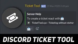 How To Make A Discord Ticket Bot   No Coding  Easy  247 !!